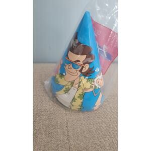 Ace Ventura Pet Detective Party Hats (8ct) Vintage 1996 Paperart NWT